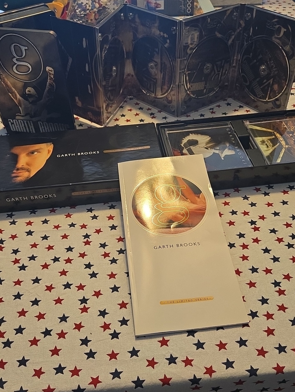 2 Garth Brooks Anthology Box Sets- White & Gold Packaging